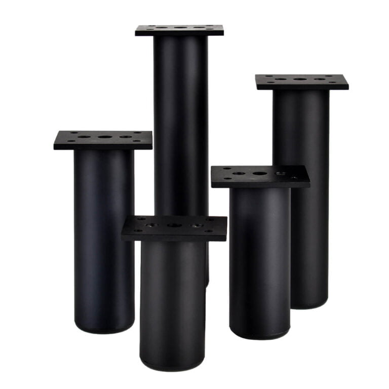 Adjustable Furniture Legs Matte black